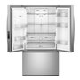 Whirlpool 36-Inch, 30 Cu. Ft. Freestanding French 3-Door Refrigerator With External Water And Ice Dispensing System - WRFF3536SZ