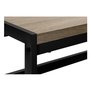 LADDER - 2 STEP STOOL / DARK TAUPE / BLACK METAL