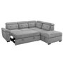 Khloe Fabric Sectional Bed by Monarch