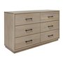 6-Drawer Vista Double Dresser by Mako