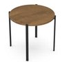 Amisco Metal and Cherry End Table - 90404-25-46