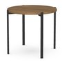 Amisco Metal and Cherry End Table - 90404-25-46