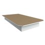 Sua-V 39in White ECONO Platform Base