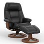 Swivel Armchair and Stool by Fjords-large