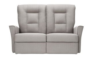Lydia Fabric Reclining Loveseat by Elran