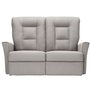 Lydia Fabric Reclining Loveseat by Elran
