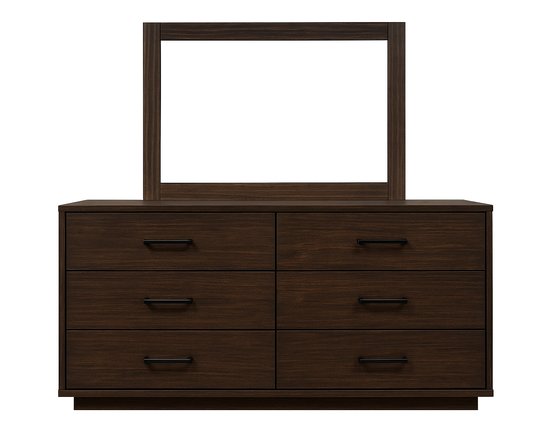Vista 6-drawer double dresser by Mako