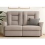 Lydia Fabric Reclining Loveseat by Elran