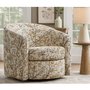 Fabric Swivel Rocking Chair by Elran