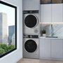 Bosch 2.4 cu ft Compact Washer & 4.0 cu ft Ventless Heat Pump Dryer Set with i-DOS, 4D Wash & Wi-Fi – WGB246AXUC-WQB245AXUC