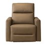 Rachel Fabric Power Glider Recliner with Power Headrest by Elran