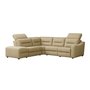 Nora 5-Pc Power Reclining Leather Sectional by Elran