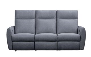 Levy Fabric Power Reclining Sofa Levy with Power Headrest by Elran