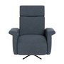 Power Reclining and Swivel Fabric Armchair by Elran