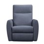Levy Fabric Swivel Power Glider Rocker Recliner with Power Headrest by Elran