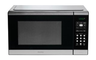 Danby 19-Inch, 0.9 Cu.Ft. Countertop Microwave Oven With 6 Convenient Auto Cook Options - DBMW0925BBS