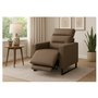 Cleo Leather Power Recliner with Power Headrest by Elran