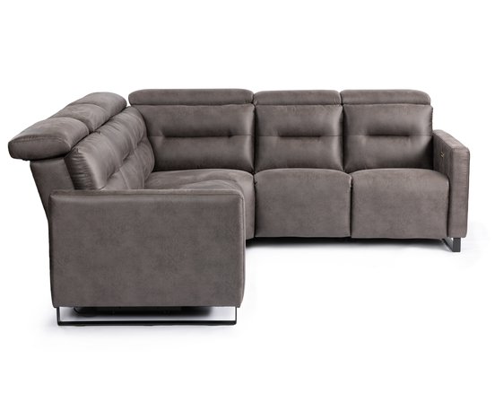 Cleo 5-Pc Fabric Power Reclining Sectional by Elran