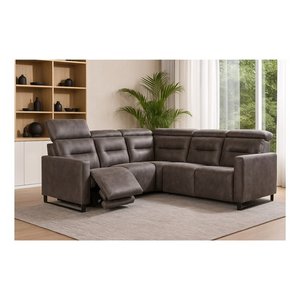 Cleo 5-Pc Fabric Power Reclining Sectional by Elran