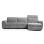 Zoe Fabric Power Reclinign Sofa Chaise by Elran