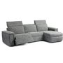 Zoe Fabric Power Reclinign Sofa Chaise by Elran