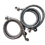 Washing Machine Connector Hose Kit – 2x Braided Stainless Steel 5 feet
