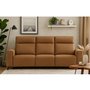 Fabrice Leather Power Reclining Sofa with Power Headrest by Elran