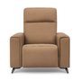 Fabrice Leather Power Recliner with Power Headrest and Power Pack by Elran