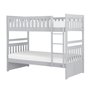 Twin/Twin Bunk Bed with Storage Grey - B2063-1
