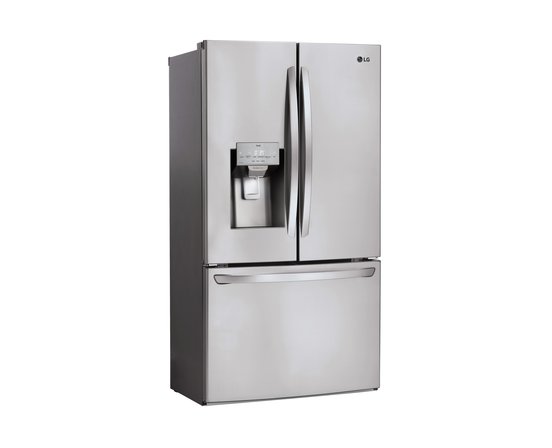 LG 36-Inch, 27.7 Cu. Ft. Freestanding French 3-Door Refrigerator With Wi-Fi - LHFS28XBS