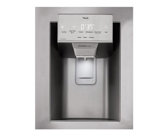 LG 36-Inch, 27.7 Cu. Ft. Freestanding French 3-Door Refrigerator With Wi-Fi - LHFS28XBS