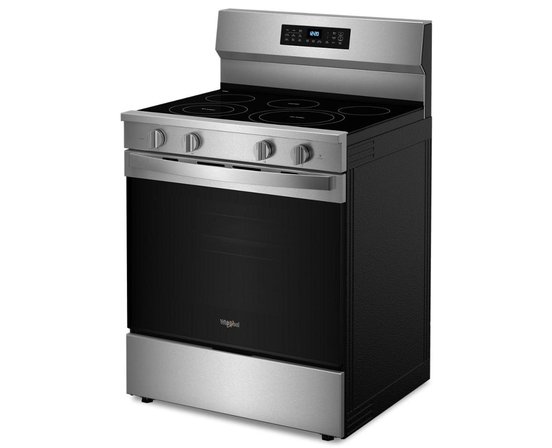 Whirlpool 30-Inch Freestanding Electric Range With Air Cooking Technology - YWFES7030SZ