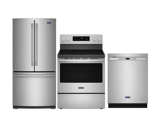 Maytag Kitchen Set - MFB2055FRZ-YMFES7030SZ-MDB4949SKZ