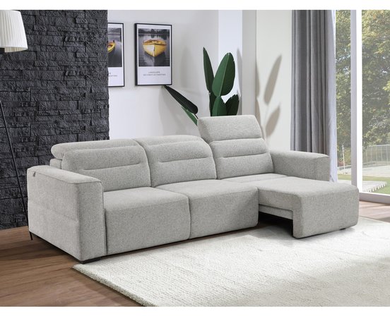 Lugo 3-seat motorized 3-in-1 sofa by Mobilier Azur