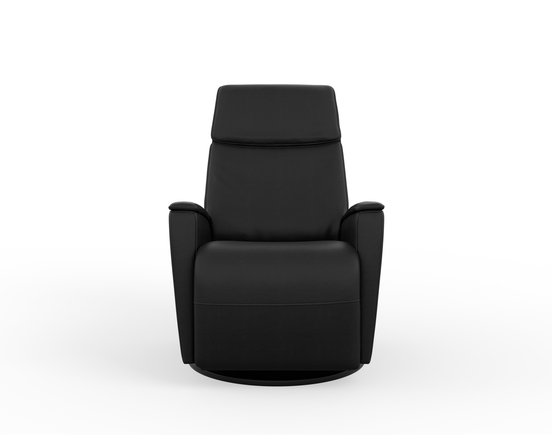 Power Rocking and Swivel Reclining Armchair in leather by Fjords-Large