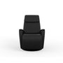 Power Rocking and Swivel Reclining Armchair in leather by Fjords-Large