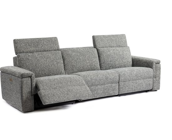 Zoe Fabric Power Reclining Sofa by Elran