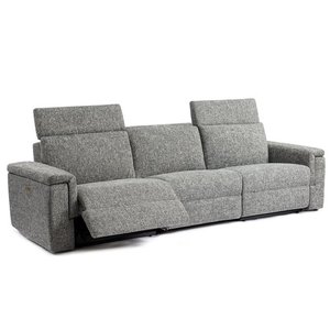 Zoe Fabric Power Reclining Sofa by Elran