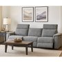 Zoe Fabric Power Reclining Sofa by Elran