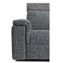 Zoe Fabric Power Reclining Loveseat with Power Headrest by Elran