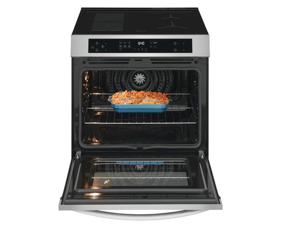 Frigidaire 30-Inch Front Control Induction Range With Air Fry - FCFI308CBS