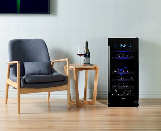 Wine Cell'R 26 Bottles Wine Cellar Black Pearl- WC32FGB7