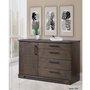 Solid Cherry Wood Buffet by Ébénisterie Concept