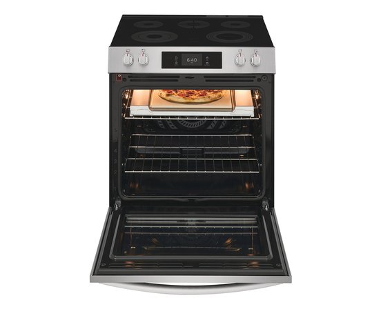 Frigidaire Gallery 30-Inch Electric Range With Stone-Baked Pizza - GCFE307CBF