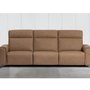 Fabrice Leather Power Reclining Sofa with Power Headrest by Elran