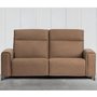 Fabrice Leather Power Reclining Condo Sofa with Power Headrest by Elran