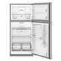 Whirlpool 29.5-Inch, 19 Cu. Ft. Top Freezer Refrigerator With Total Coverage Cooling - WRTX5419SZ
