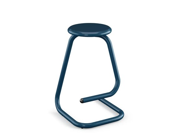 Non swivel stool Paperclip by Amisco