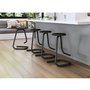 Non swivel stool Paperclip by Amisco
