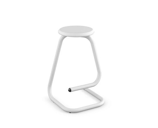 Non swivel stool Paperclip by Amisco